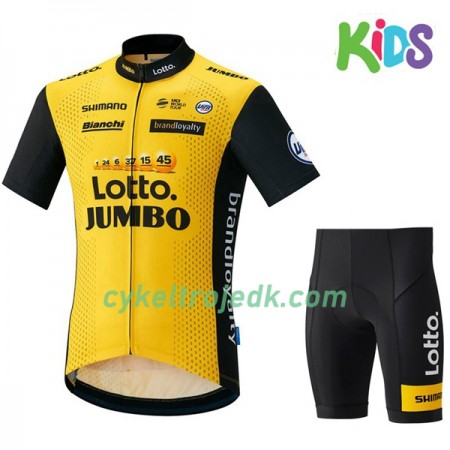 Cykeltøj + Cykelshorts Børn 2018 LottoNL-Jumbo N001